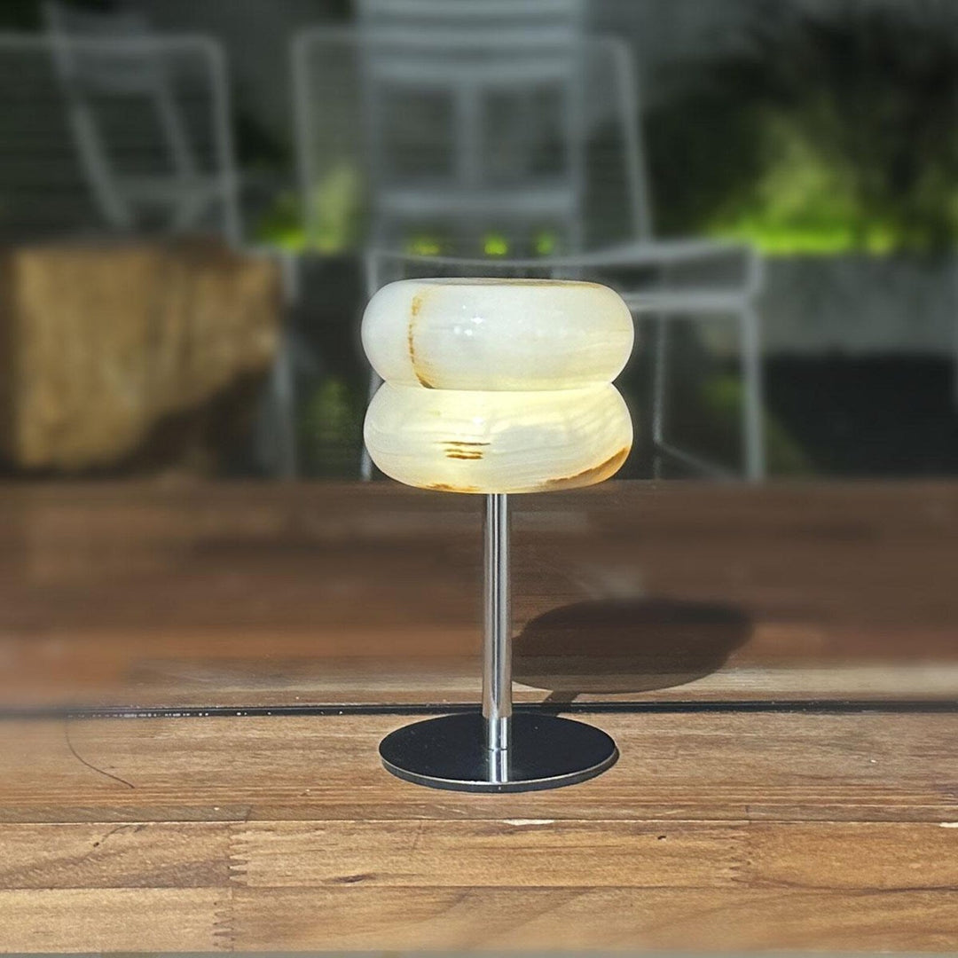 Jade Donut Tischlampe