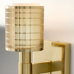 Load image into Gallery viewer, Galvia Modern Perforated Metal Sconce - Sleek Wall Light for Hallway &amp; Bathroom
