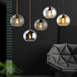 Load image into Gallery viewer, Solara Nordic Spherical Glass Pendant Light