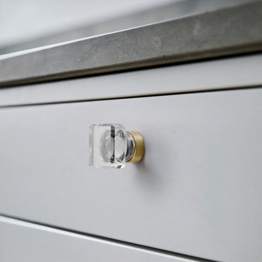 Modern Crystal Drawer Knobs