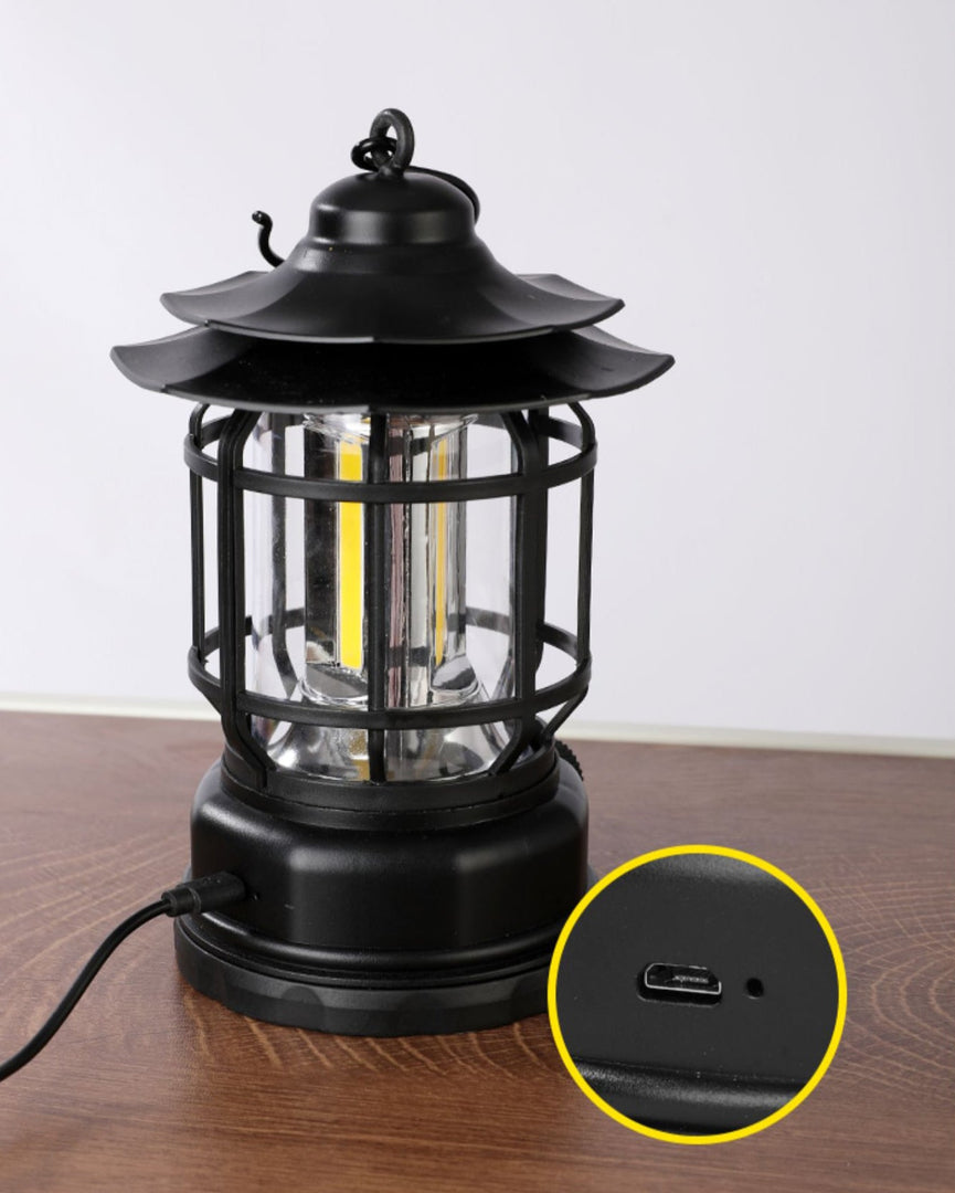 Laterne Outdoor Camping Tischlampe (eingebauter Akku)