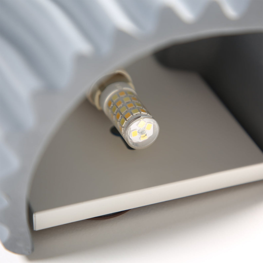 Luz de Pared de Resina Japandi Curva Claridad