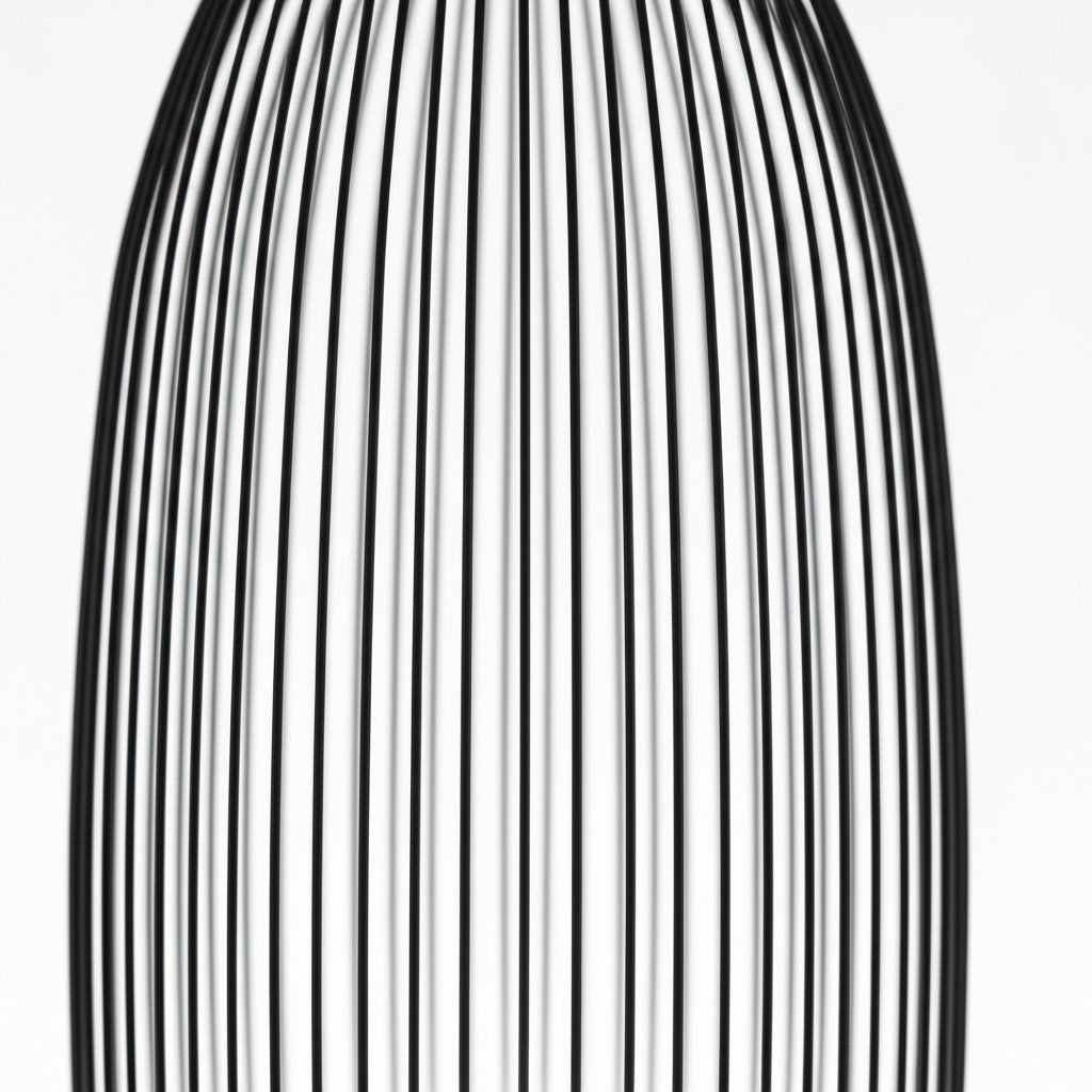 Radiloop Minimalistische Hanglamp - Metaal Lantaarn-Geïnspireerd Ontwerp voor Eetkamer N48