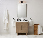 Load image into Gallery viewer, Bravira Ribbed Glass Sconce - Metal Wall Light with Clear Glass Shade
