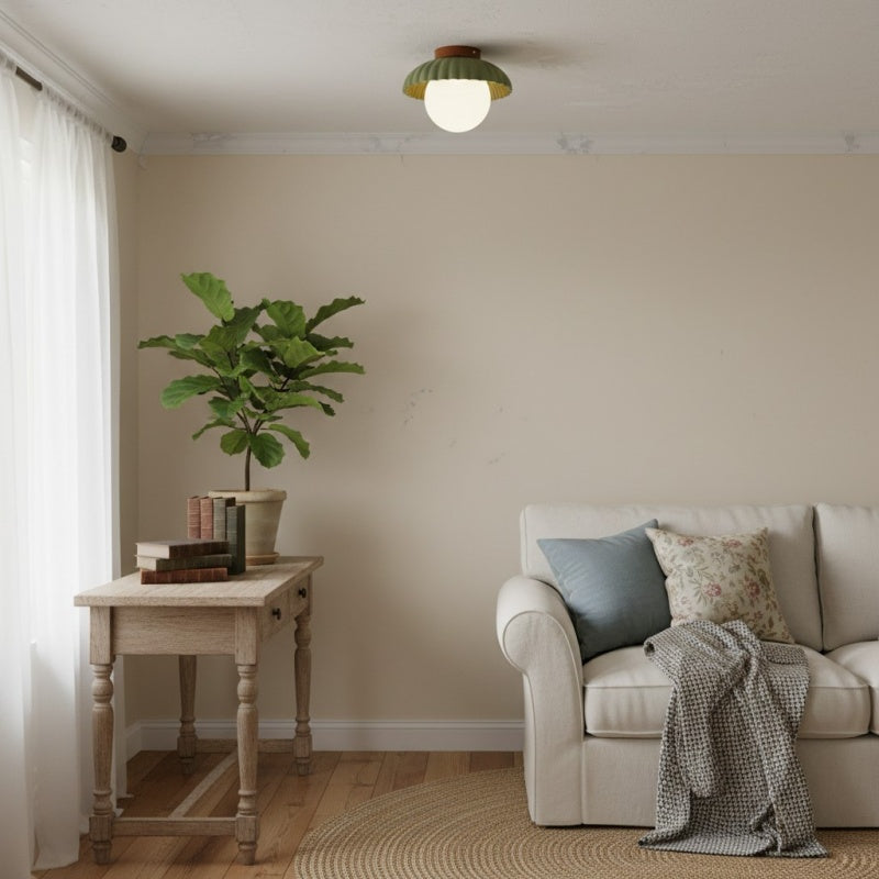 Orbion Sculpturale Ring Plafondlamp – Retro Futuristisch Ontwerp Decoratieve Plafondlamp U28