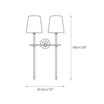 Load image into Gallery viewer, Averin Sleek Minimalist Fabric Wall Sconce for Bedroom &amp; Living Spaces
