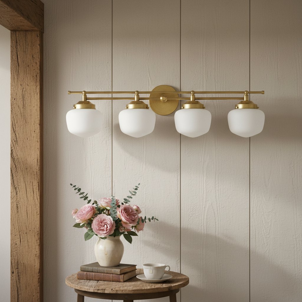 Opalume Multi-head Contemporary Wall Lamp for Mirror & Hallway