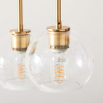 Load image into Gallery viewer, Selvion Elegant 7-Light Globe Chandelier – Glass Pendant Light
