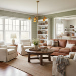Load image into Gallery viewer, Bellina Modern Romantic Chandelier - Botanical Lily Design with Glass Flowers
