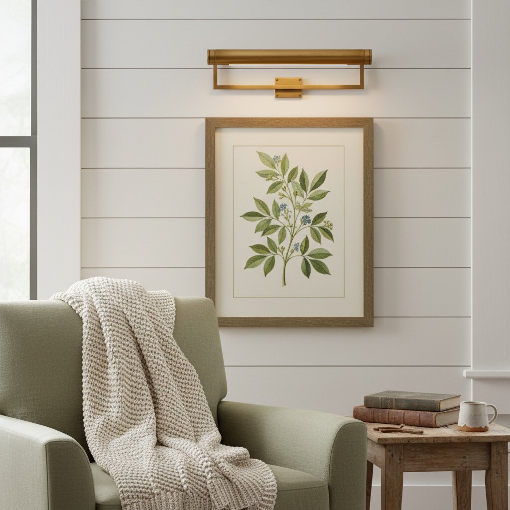 Aurix Schilderijlamp – Slank Smal Ontwerp Wandlamp Metalen Afwerking voor Woonkamers & Galerijen