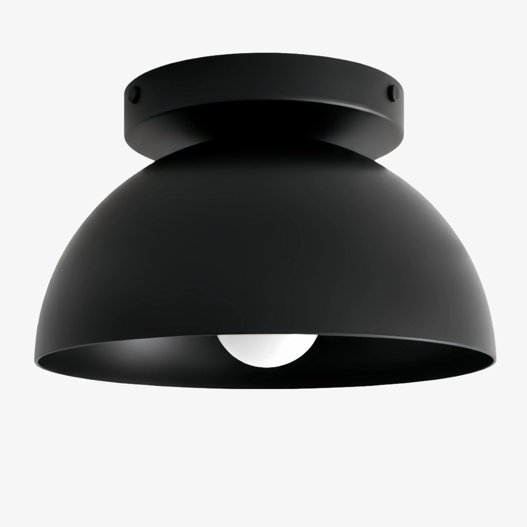 Metio Multi-Color Dome Flush Mount Ceiling Light Contemporary for Dining Area & Entry