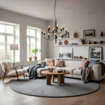 Afbeelding laden in galerijweergave, Tendrila Hedendaagse Multi-Licht Kroonluchter - Industrieel Geïnspireerd Metaal Ophangsysteem voor Lounges N01