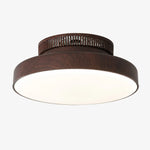 Cargar imagen en el visor de la Galería, Dark walnut ribbed ceiling fan light