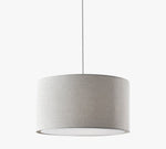 Load image into Gallery viewer, Dumora Fabric Drum Shade Pendant Light - Linen Design Hanging Light
