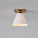 Load image into Gallery viewer, Conica Cone Flush Mount – Glass Ceiling Light for Modern Spaces
