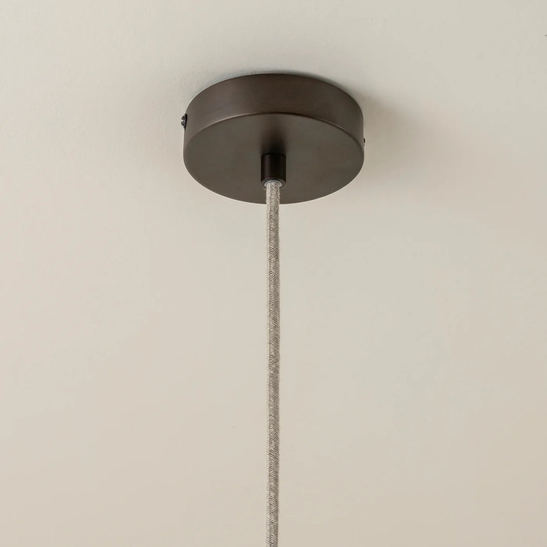 Zalen geschichtete Leinen-Hängeleuchte – Bronze Deckenleuchte für Wohn- und Esszimmer