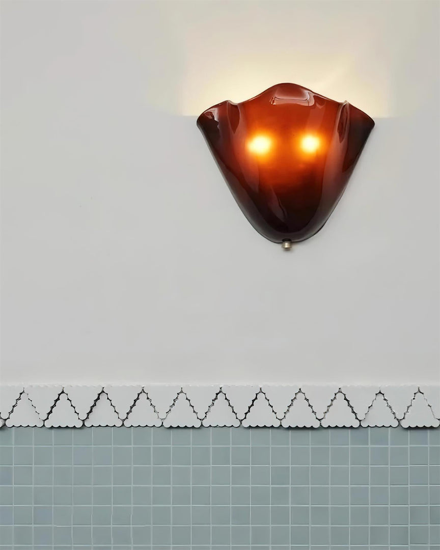 Bellina Modern Wall Light - Artisanal Glass Vera Lamp for Interior Decor