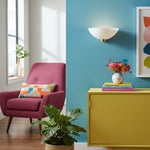 Afbeelding laden in galerijweergave, Lunetal Uplighter Retro Art Deco Profiel Wandlamp – Decoratieve Wandlamp voor Entree of Studiekamer