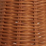 Załaduj obraz do przeglądarki galerii, Wickara rzeźbiarska mini lampa stołowa z rattanu – naturalne plecione wykończenie, odpowiednia na stoliki boczne i do przedpokojów