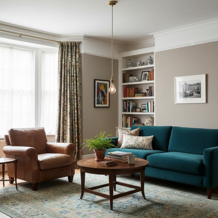 Plaitar Moderne Messing Hanglamp - Minimalistische Plafondlamp met Gevlochten Snoer voor Gangen