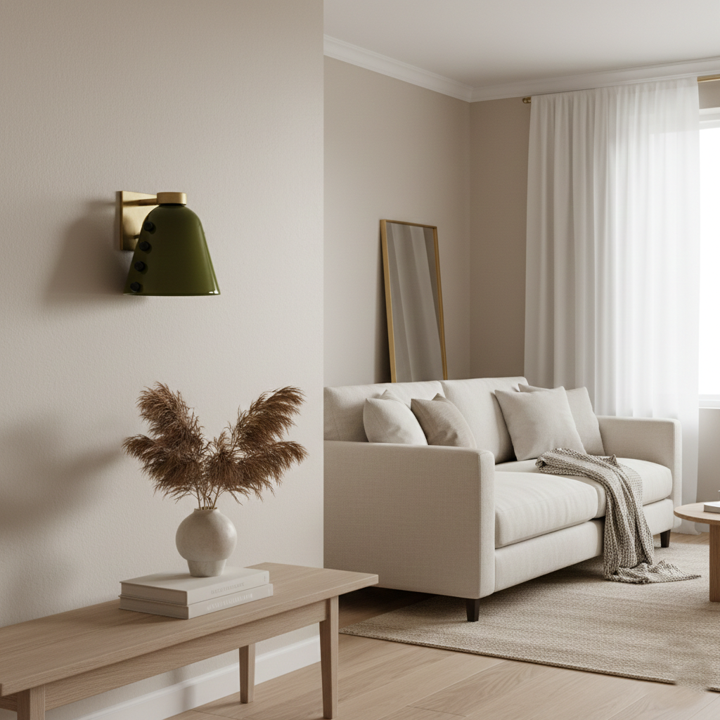 Lampada da parete moderna in ceramica minimalista Makki