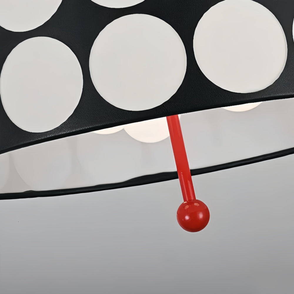Dotrelia Suspension Géométrique en Treillis - Abat-jour en Cuir Moderne pour Salle à Manger