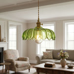 Afbeelding laden in galerijweergave, Petalbloom Rustieke Tulp Glazen Hanglamp – Bloemknop Design Hanglamp voor Eetruimte N58