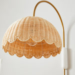 Load image into Gallery viewer, Olvara Scalloped Rattan Bubble Sconce - Whimsical Wall Lamp for Nurseries
