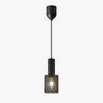 Bild in die Galerieansicht laden, Textured Black Mesh Pendant Light 9