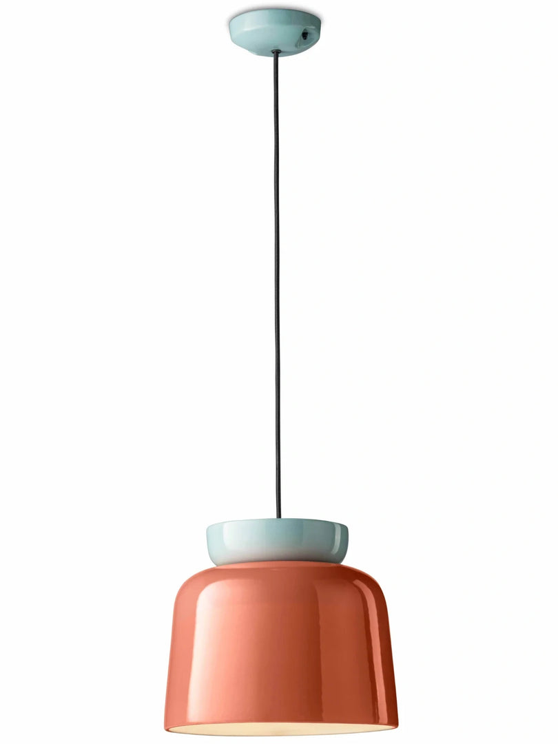Fiesta Colorful Bowl Shaped Nordic Ceramic Pendant Lamp