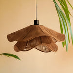 Załaduj obraz do przeglądarki galerii, Boho naturalna lampa wisząca z juty Cape Points