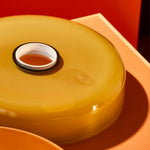 Cargar imagen en el visor de la Galería, Lámpara de Pared y Techo Kalo - Aplique de Montaje Superficial con Disco de Vidrio Soplado