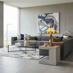 Afbeelding laden in galerijweergave, TiffStar Natuur Geïnspireerde Kunstglas Tafellamp - Glas-in-lood Bladpatroon voor Woondecoratie