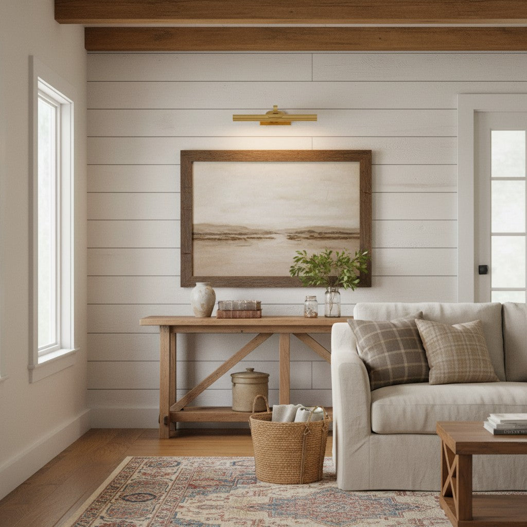 Aurix Draadloze Schijnwerper met Slank Modern Ontwerp - LED Wandlamp voor Kunst & Gangen