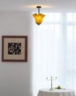 Load image into Gallery viewer, Bellina Decorative Glass Ceiling Light - Modern Sculptural Flush Mount
