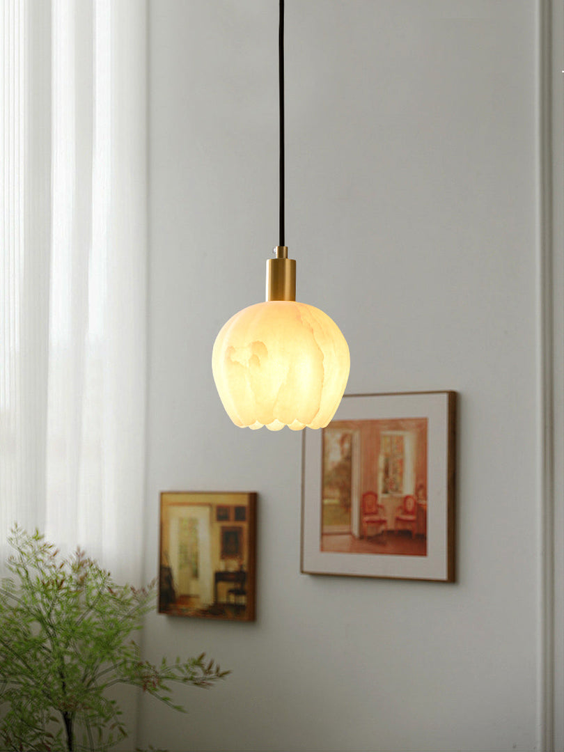 Lilin Alabaster-Pendelleuchte