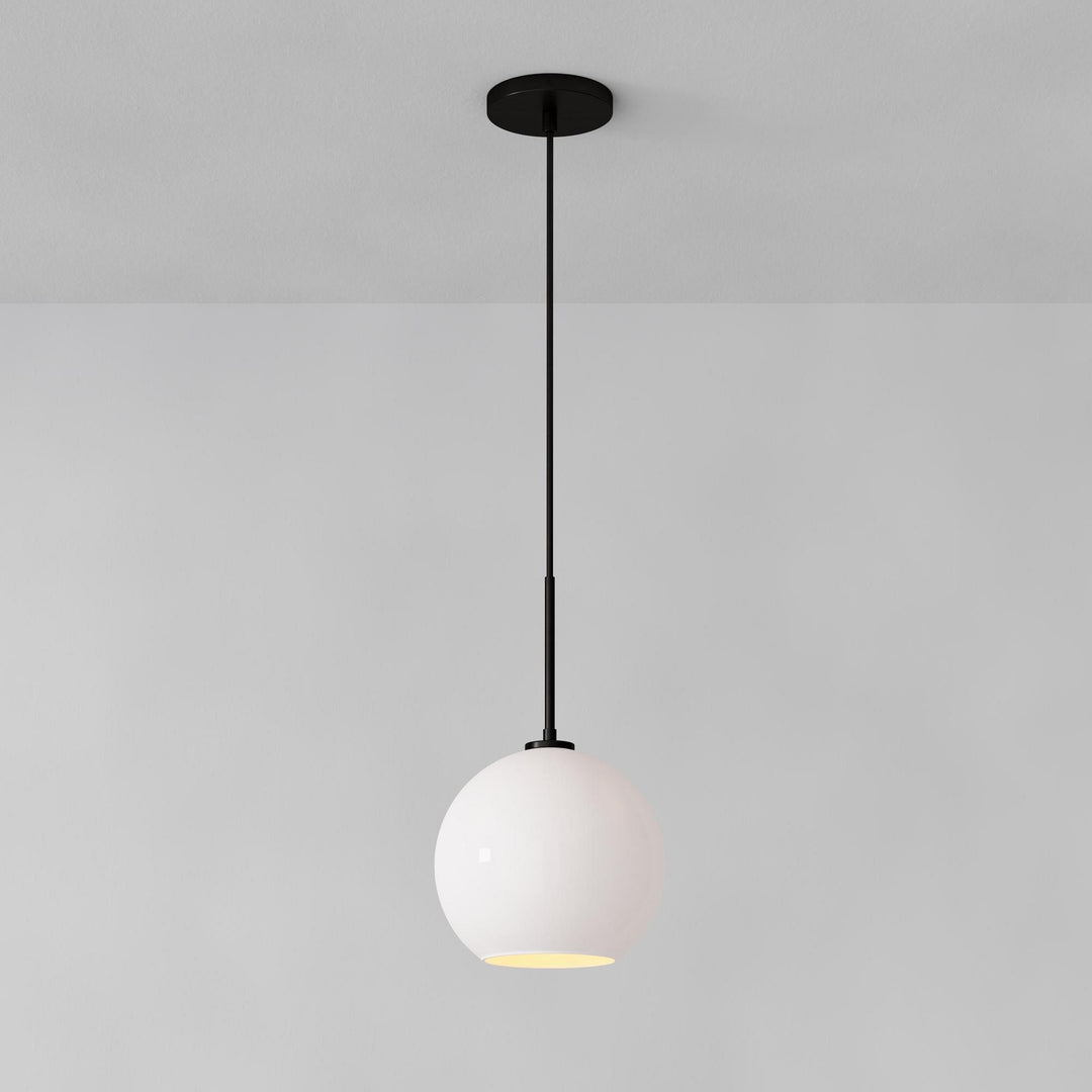 Selvion Sculptural Globe Pendant Light - Modern Glass Pendant Lamp - Sleek Design