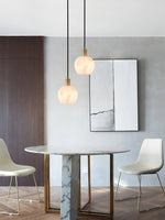 Bild in die Galerieansicht laden, Lilin Alabaster-Pendelleuchte