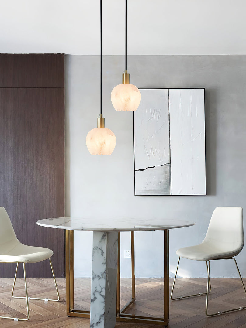 Lilin Alabaster-Pendelleuchte