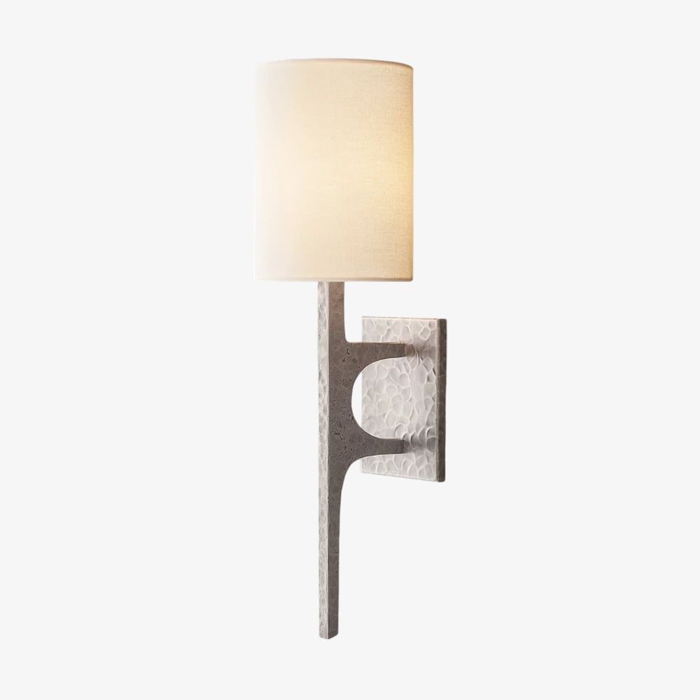 Lumira Linear Wall Sconce Modern Hammered Wall Sconce for Living Room
