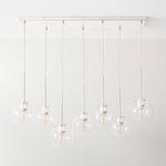 Load image into Gallery viewer, Selvion Elegant 7-Light Globe Chandelier – Glass Pendant Light
