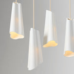 Load image into Gallery viewer, Orovia Ceramic Shade Chandelier – Iron Pendant Adjustable Height Design
