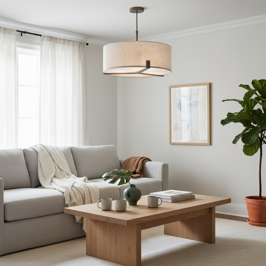 Tela 3-licht hanglamp - stijlvolle verstelbare pendel voor eet- of slaapkamer