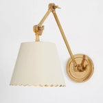 Afbeelding laden in galerijweergave, Foldray getande taakwandlamp - leren wandlamp voor thuis
