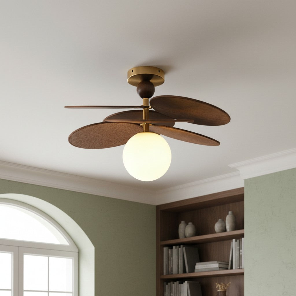 Orrise Overlappende Blad Ontwerp Plafondlamp – Hedendaagse Decoratieve Lamp voor Interieurs