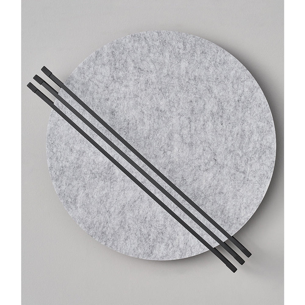 Aplique de pared Abstract Sunrise de fieltro
