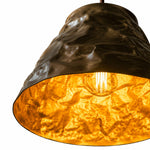 Load image into Gallery viewer, Hand-Hammered Brass Pendant Light for Dining Rooms