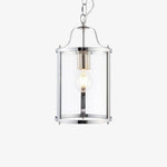 Cargar imagen en el visor de la Galería, Aveline Clear Glass Metal Pendant Lamp