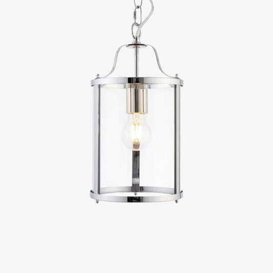 Aveline Clear Glass Metal Pendant Lamp