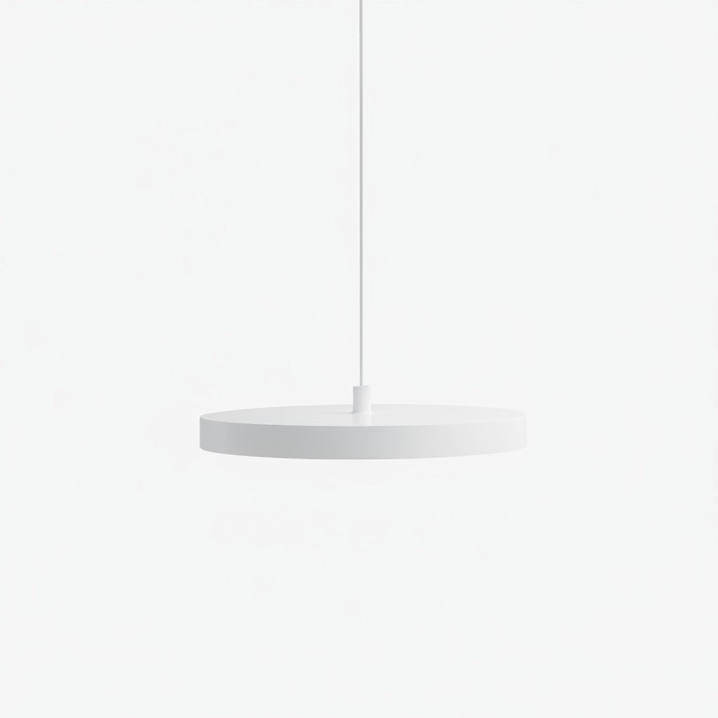 Evanos Disc Design Pendant Light – Sculptural Iron Disc Style for Modern Dining Room